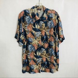 QUO SILK WOMEN’S top Blouse size L multicolor